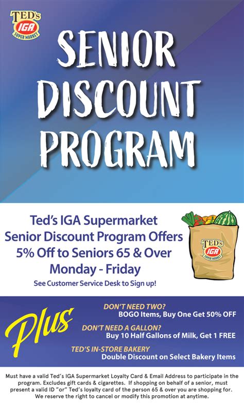 iga seniors discount day